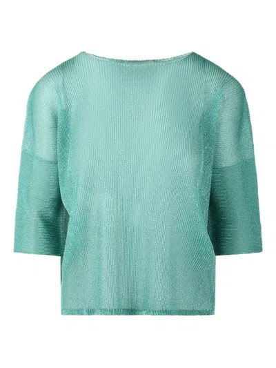 Circus Hotel Round Neck T-shirt In Green