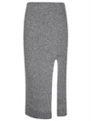 Circus Hotel Lurex Knit Pencil Skirt