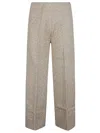 Circus Hotel Viscose Wide Leg Trousers In Multi
