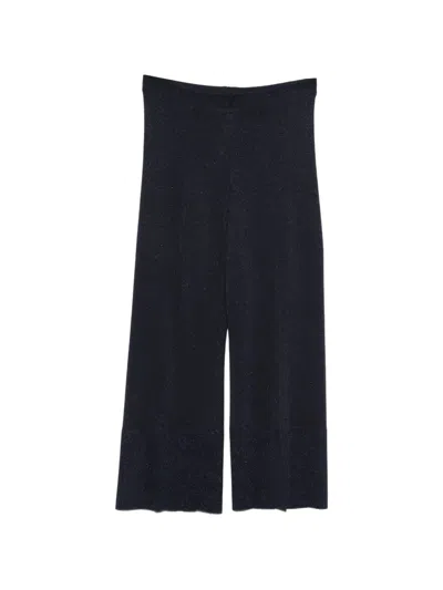 Circus Hotel Wide-leg Pants In Blue