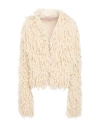 Circus Hotel Woman Cardigan Ivory Size 6 Acetate, Polyester, Wool, Viscose, Alpaca Wool In White