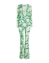 Circus Hotel Woman Jumpsuit Light Green Size 6 Cotton, Elastane In Multi