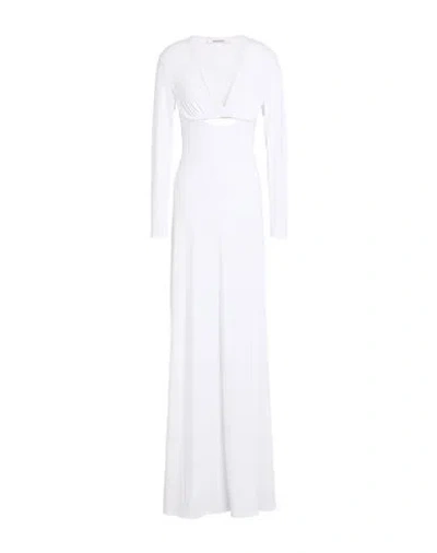 Circus Hotel Woman Maxi Dress White Size 8 Polyamide, Elastane