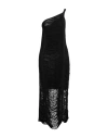 Circus Hotel Woman Midi Dress Black Size 8 Viscose, Polyester In Black