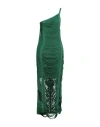 Circus Hotel Woman Midi Dress Green Size 8 Viscose, Polyester