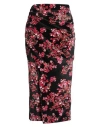 Circus Hotel Woman Midi Skirt Black Size 6 Polyester, Elastane In Black