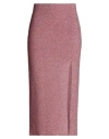 Circus Hotel Woman Midi Skirt Pink Size 8 Viscose, Polyamide, Polyester In Pink