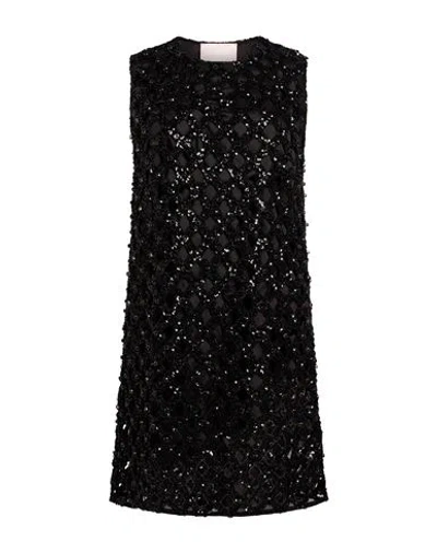 Circus Hotel Woman Mini Dress Black Size 4 Polyester
