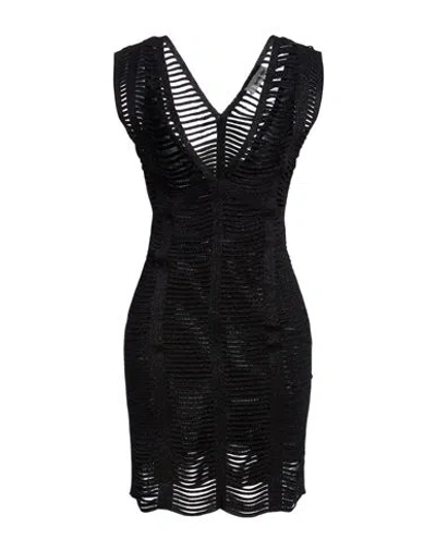 Circus Hotel Woman Mini Dress Black Size 4 Viscose, Polyester