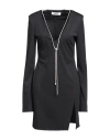 Circus Hotel Woman Mini Dress Black Size 6 Polyamide, Elastane In Black