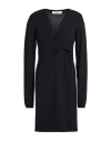Circus Hotel Woman Mini Dress Black Size 6 Viscose, Polyamide, Polyester In Black
