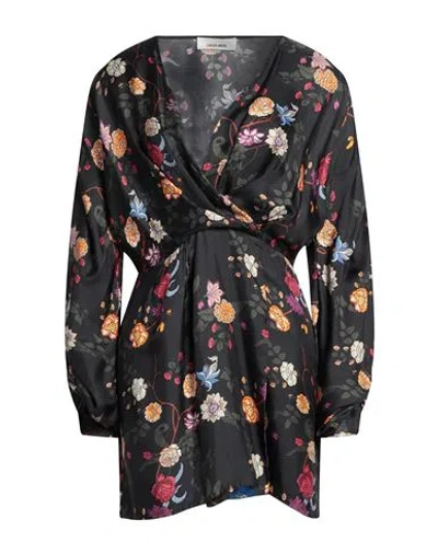 Circus Hotel Woman Mini Dress Black Size 8 Viscose, Silk