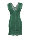 Circus Hotel Woman Mini Dress Green Size 4 Viscose, Polyester