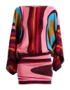 Circus Hotel Woman Mini Dress Pink Size 6 Viscose, Polyester In Multi