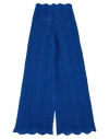Circus Hotel Woman Pants Blue Size 10 Polyester, Viscose