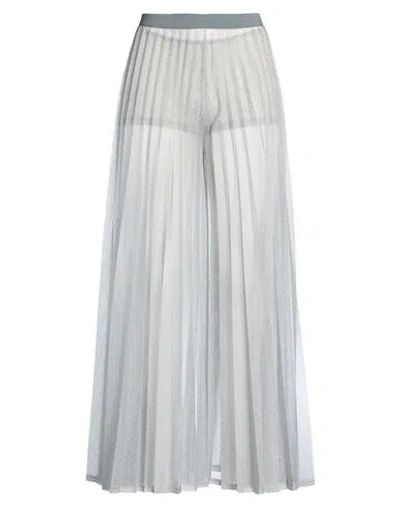 Circus Hotel Woman Pants Grey Size 8 Polyester, Polyamide In Gray