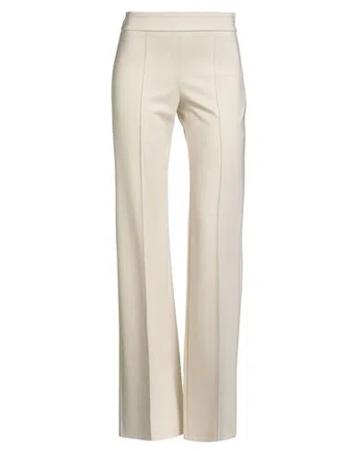 Circus Hotel Woman Pants Ivory Size 6 Viscose, Polyamide, Elastane In Neutral
