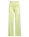 Circus Hotel Woman Pants Light Green Size 2 Viscose, Polyester, Polyamide In Green