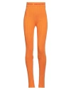 Circus Hotel Woman Pants Orange Size 6 Viscose, Polyamide