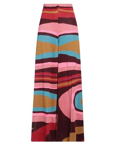 Circus Hotel Woman Pants Pink Size 4 Viscose, Polyester