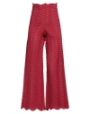 Circus Hotel Woman Pants Red Size 4 Polyester, Viscose
