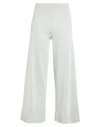 Circus Hotel Woman Pants Sage Green Size 6 Viscose, Polyester In White