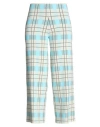Circus Hotel Woman Pants Sky Blue Size 6 Polyamide In Blue