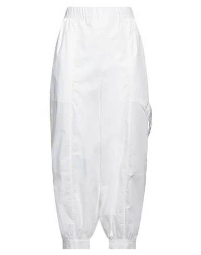 Circus Hotel Woman Pants White Size 6 Cotton