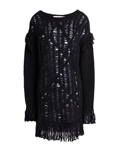 Circus Hotel Woman Sweater Black Size M/l Wool, Acrylic, Polyamide, Alpaca Wool