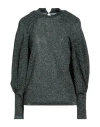 Circus Hotel Woman Sweater Emerald Green Size 6 Viscose, Polyester In Green