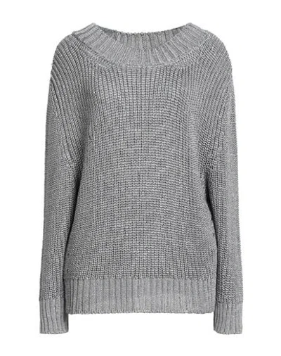 Circus Hotel Woman Sweater Grey Size 6 Polyester In Gray
