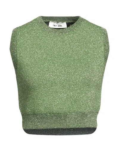 Circus Hotel Woman Sweater Lime Green Size 10 Viscose, Polyamide