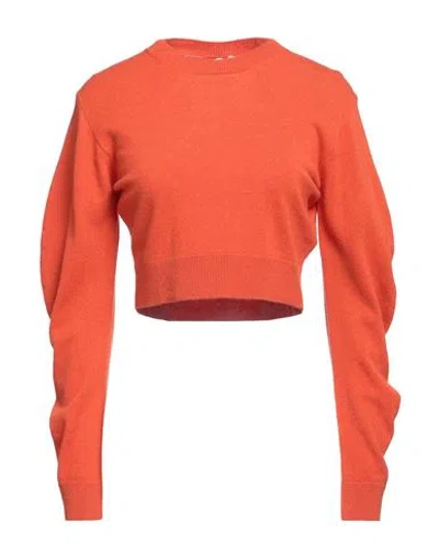 Circus Hotel Woman Sweater Orange Size 2 Wool, Cashmere