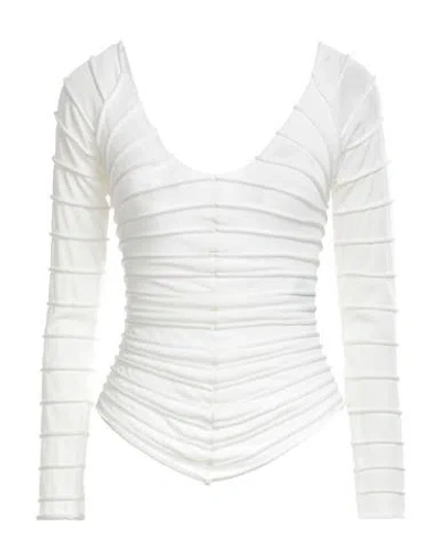 Circus Hotel Woman Sweater White Size 4 Viscose, Polyamide