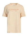 Circus Hotel Woman T-shirt Beige Size M Cotton In Beige