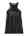 Circus Hotel Woman Tank Top Black Size 8 Polyester, Elastane