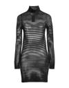 Circus Hotel Woman Top Black Size 8 Viscose, Polyamide, Polyester In Black
