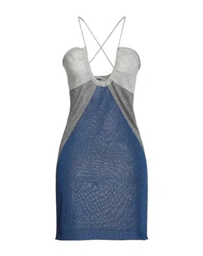 Circus Hotel Woman Top Blue Size 10 Viscose, Polyester