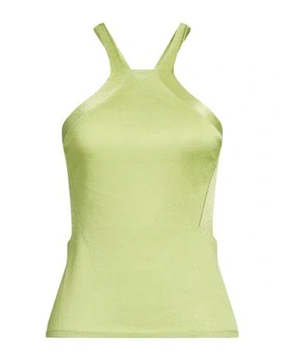 Circus Hotel Woman Top Lime Green Size 4 Viscose, Polyester, Polyamide