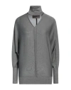 Circus Hotel Woman Turtleneck Grey Size 6 Viscose, Polyamide, Metallic Fiber, Polyester In Grey