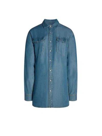Circus Hotel Women's Shirts  - Shirt - Blue