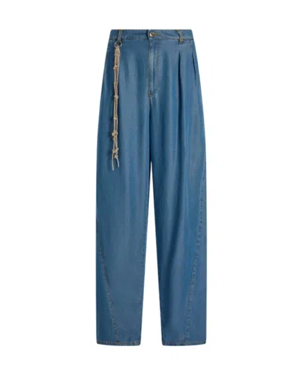 Circus Hotel Women's Trousers  - Pants - Blue