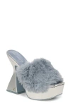 Circus Ny By Sam Edelman Abigail Platform Sandal In Glacial Blue/soft Silver