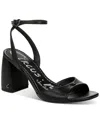 Circus Ny By Sam Edelman Aria Two-piece Block-heel Dress Sandals In Black