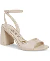 Circus Ny By Sam Edelman Aria Two-piece Block-heel Dress Sandals In Vanilla Bean