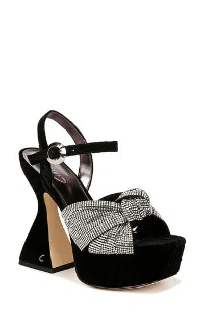 Circus Ny By Sam Edelman Audrea Jewel Platform Sandal In Black