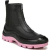 Circus Ny By Sam Edelman Bethanie Zip Front Boot In Black/pink