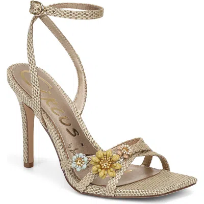 Circus Ny By Sam Edelman Bria Flora Ankle Strap Sandal In Brown