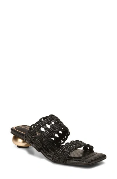 Circus Ny By Sam Edelman Clover Woven Strap Sandal In Black
