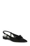 Circus Ny By Sam Edelman Delanie Pointed Toe Slingback Flat In Black